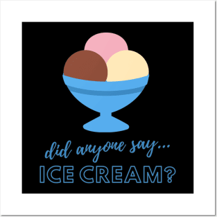 Did anyone say…ICE CREAM? Posters and Art